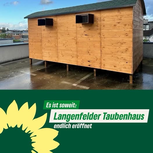 Endlich neues Taubenhaus für Langenfeld