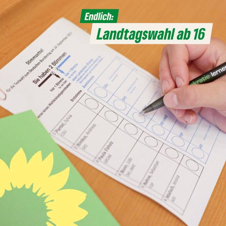 Endlich: Landtagswahl ab 16